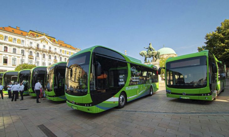 BYD entrega 10 autocarros elétricos à cidade de Pécs